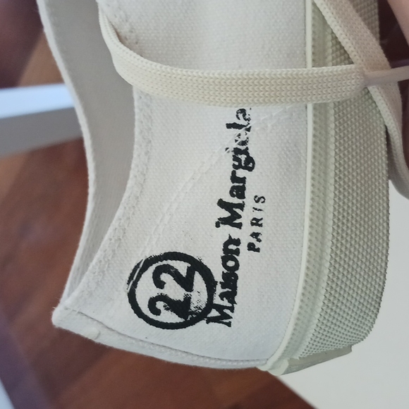 Maison margiela low top cameltoe woman's sneaker size 39 off white color - Picture 3 of 3